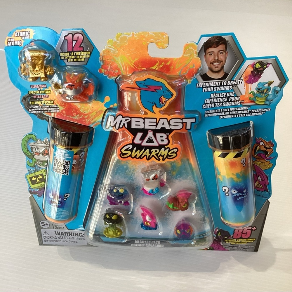 Mr. Beast Mega Lab Pack Atomic Series Swarms 12 NEW (P6)